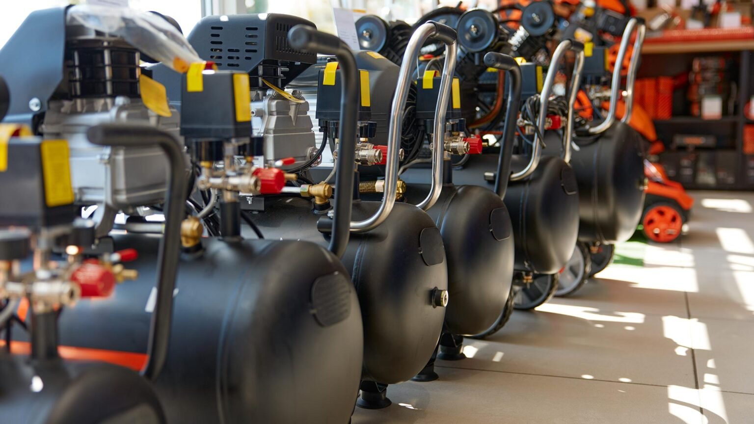 Compressor Machine Materials Benefits of Renting Industrial Air Compressors for Construction ...